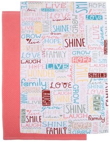 Σετ 2 Τεμ Ποτηρόπανα Τυπωτά 40x60 62 Viopros