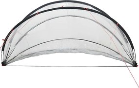 vidaXL Θόλος πισίνας Διαφανές 336 x 322 x 160 εκ. PVC