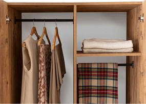 Διφυλλη Ντουλαπα Πευκο Atlantic DYNAMIC 52x104x225