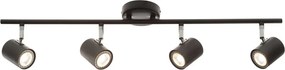Σποτ Πολύφωτο Aca Orfeas SUH1894TB Black Matt