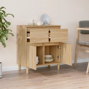 vidaXL Συρταριέρα Sonoma Δρυς 60x35x70 εκ. Επεξεργασμένο Ξύλο