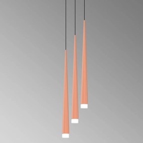 Φωτιστικό Οροφής Κρεμαστό 01220-07 G9  LED D30cm Copper Luma