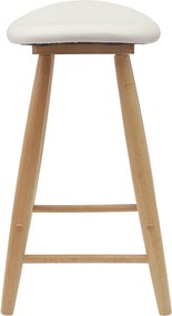 vidaXL Καρέκλες φαγητού 2 pcs Φυσικό 46 x 37 x 63 εκ