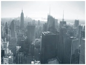 Φωτοταπετσαρία - New York City skyline black and white 200x154