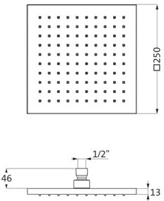 Κεφαλή ντούζ Herzbach LIVING SPA iX II-Mauro