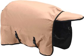 vidaXL Σαμάρι Ίππου Καπουτσίνο 135 cm Πολυεστέρας