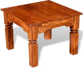 vidaXL Τραπεζάκι Σαλονιού 60x60x45 εκ. από Μασίφ Ξύλο