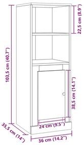 ΝΤΟΥΛΑΠΙ ΌΨΗ ΠΑΛΑΙΟΥ ΞΥΛΟΥ 36X35,5X103,5 ΕΚ. ΕΠΕΞΕΡΓΑΣΜΕΝΟ ΞΥΛΟ 857149