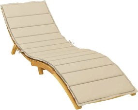 vidaXL Μαξιλάρια ξαπλώστρας Ύφασμα Oxford (100% πολυεστέρας) Μπεζ