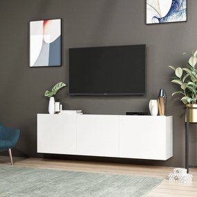 Έπιπλο Τηλεόρασης Λευκό WHITE 150x31x44