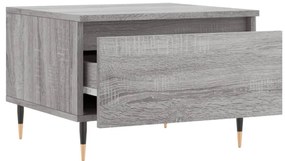 vidaXL Τραπεζάκια Σαλονιού 2 τεμ. Γκρι Sonoma 50x46x35 εκ. Επεξ. Ξύλο
