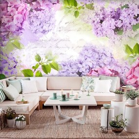 Αυτοκόλλητη φωτοταπετσαρία - May's lilacs - 343x245