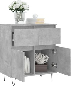 vidaXL Ντουλάπι Γκρι Σκυροδέματος 60x35x70 εκ. Επεξεργασμένο Ξύλο