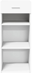 vidaXL Συρταριέρα Λευκή 40x42,5x93 εκ. από Επεξεργασμένο Ξύλο