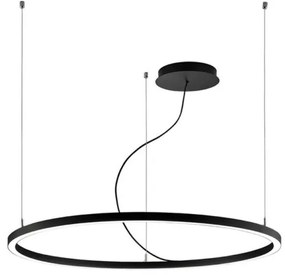 Κρεμαστό Φωτιστικό Οροφής LED Μαύρο Verdi 4224201 Viokef 4224201 Μαύρο