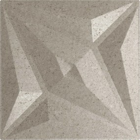 vidaXL Πάνελ τοίχου Αστέρι 12 pcs Αστέρι Μπετόν 50 x 50 cm Φελιζόλ XPS