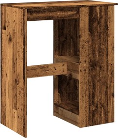 vidaXL Τραπέζι Μπαρ με Ράγες 90x47,5x103,5 εκ. Επεξεργ. Ξύλο