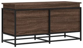 Κουτί Αποθήκευσης με Καφέ Δρυς 100x40x51,5 εκ. Επεξ. Ξύλο - Καφέ