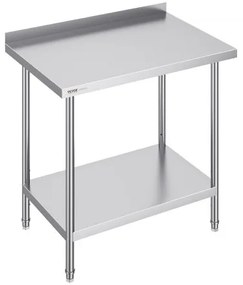 VEVOR Stainless Steel Work Table Commercial Kitchen Work Food Prep Table 24"x36"