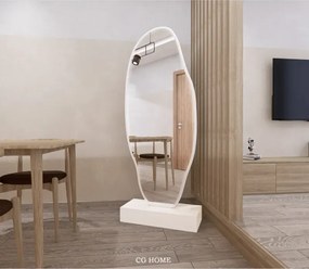 Stewehome Ασύμμετρος καθρέφτης δαπέδου MDF 180x65 cm