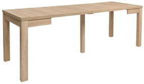 Τραπέζι Boston K187, Sonoma οξιά, 78x80x80cm, 54 kg, Επιμήκυνση, Πλαστικοποιημένη μοριοσανίδα | Epipla1.gr