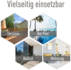 Outsunny Πτυσσόμενη Καρέκλα με Μπράτσα Σετ 2 τεμαχίων Καρέκλα Κάμπινγκ Καρέκλα Ψαρέματος Μεταλλική Μαύρη 58 x 64 x 94 cm