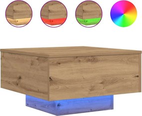 vidaXL Τραπεζάκι σαλονιού Artisan Oak 55 x 55 x 31 εκ