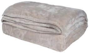 DAS HOME ΚΟΥΒΕΡΤΑ VELOUR MONH 1345 ΜΠΕΖ