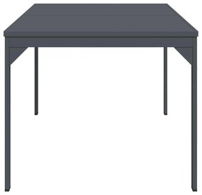 vidaXL Τραπέζι Επέκτασης 2 pcs Ανθρακί 210 x 90 x 73 εκ Ατσάλι