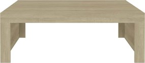 vidaXL Τραπεζάκι Σαλονιού Sonoma Δρυς 100x100x35 εκ. από Επεξ. Ξύλο