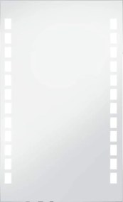 vidaXL Καθρέφτης Μπάνιου Τοίχου με LED 60 x 100 εκ.