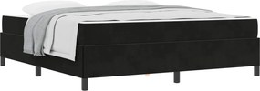 vidaXL Σκελετός Κρεβατιού με στρώμα Μαύρο 180 x 200 cm ύφασμα