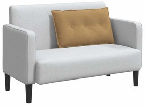 vidaXL Μαξιλάρι Πλάτης Καφέ 80 x 50 cm Υφασμάτινο Κορντουρά