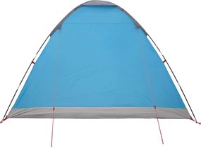vidaXL Σκηνή Camping 6 ατόμων Μπλε 185T Πολυεστέρας με επικάλυψη PU