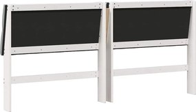 vidaXL Ταπετσαρισμένο κεφαλάρι Ανοιχτό γκρι 200 cm