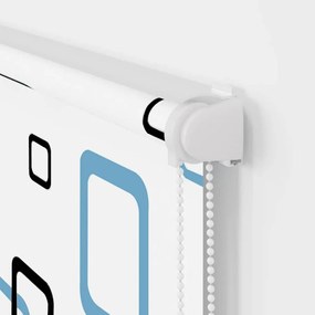 Κουρτίνα Μπάνιου Ρολό κασέτα 130x240εκ. Πλάτος υφάσματος 126εκ. - Πολύχρωμο
