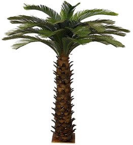 Tεχνητό Δέντρο Τσίκας Palm 6970-6 180cm Brown-Green Supergreens Πολυαιθυλένιο