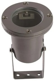 Σποτ Φωτιστικό Κήπου Μεταλλικό MR16 IP65 12V Eurolamp-147-68402-Γκρι 147-68402