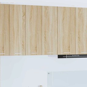 vidaXL Κρεμαστό ντουλάπι με αποθήκευση Δρύς Sonoma 60 x 31 x 80 εκ.