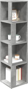 vidaXL Ντουλάπι Γωνία Γκρι Σκυρ. 33 x 33 x 132 εκ. από Μοριοσανίδα