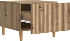 vidaXL Τραπεζάκι σαλονιού Artisan Δρυς 49 x 50 x 40 εκ