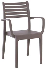 Πολυθρόνα OLIMPIA PP-UV Μπεζ Tortora 54x52x86cm