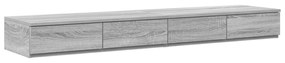 vidaXL Συρτάρια Κρεβατιού Γκρι Sonoma 160x36,5x16,5 εκ Επεξεργασμένο Ξύλο