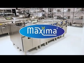 Commercial Grade Cooker - 4 Burners - Double Unit - 60cm Deep - 400V