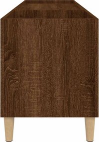 vidaXL Δισκοθήκη Καφέ Δρυς 121 x 38 x 48 εκ. από Επεξεργασμένο Ξύλο