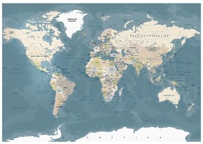 Φωτοταπετσαρία - Vintage World Map 400x280