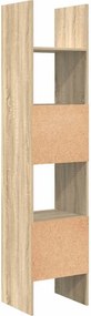 vidaXL Βιβλιοθήκη Χρώμα Sonoma Δρυς 40 x 35 x 180 εκ. από Επεξ. Ξύλο