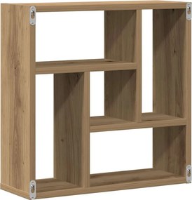 vidaXL Ράφι Τοίχου για Τεχνίτης Δρυς 45x16x45 εκ. Μοριοσανίδα