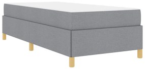 Σκελετός Κρεβατιού με στρώμα Ανοιχτό γκρι 80 x 200 cm ύφασμα