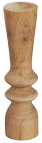 Nextdeco κηροπήγιο "Tribeca", Ø6x25εκ. από ξύλο teak τμχ.